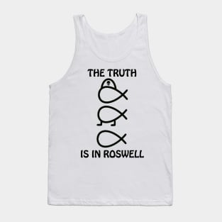 Alien Fish Evolution, The Truth is in Roswell Tank Top